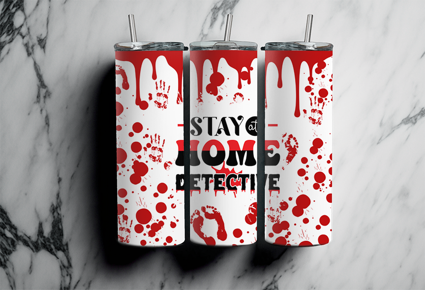 Stay home detective 2Face Graphics