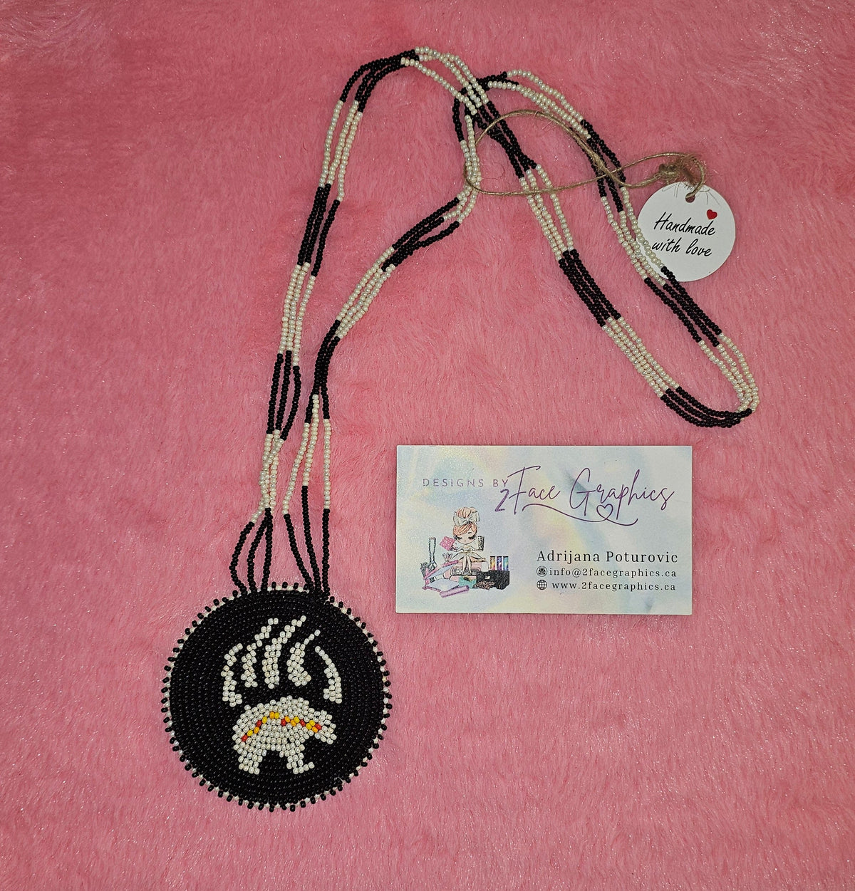 Black Bearpaw medallion 2Face Graphics