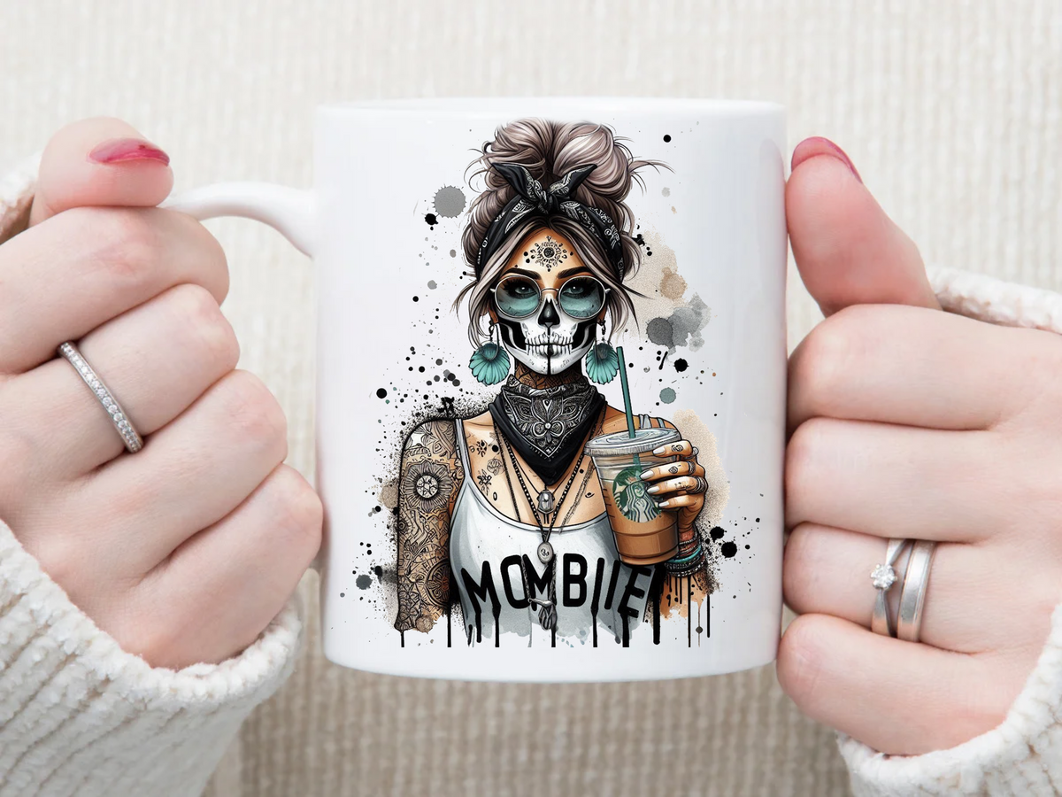 Starbucks mombie 11 oz Mug 2Face Graphics
