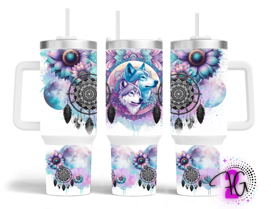 pastel wolfs 2Face Graphics