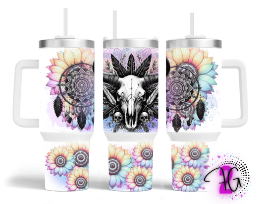 western skull 2Face Graphics