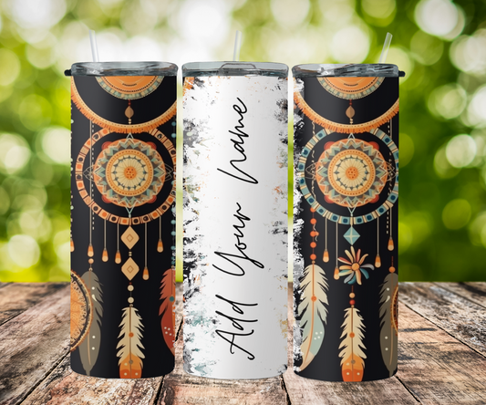 seamless split name- western style vintage dream catcher 2Face Graphics