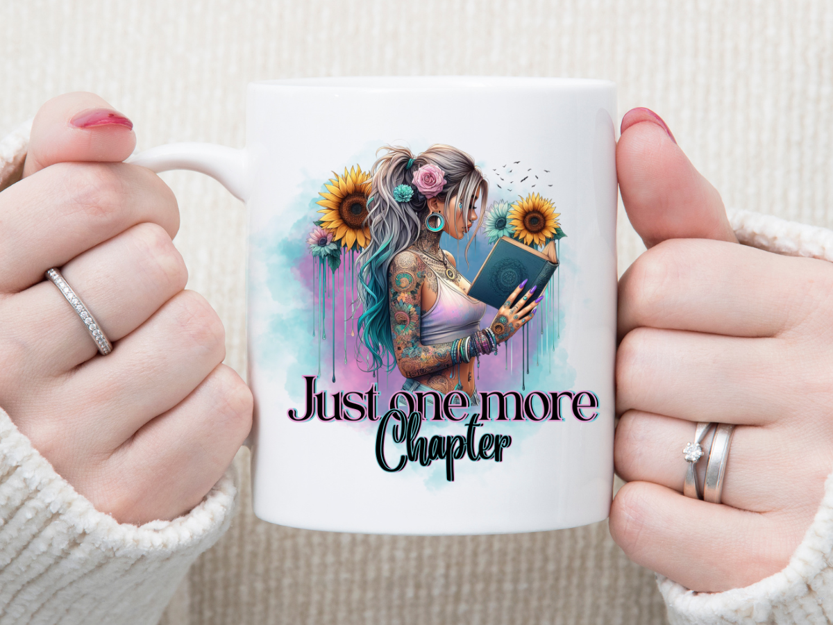 Just One More Chapter 11 oz Mug 2Face Graphics