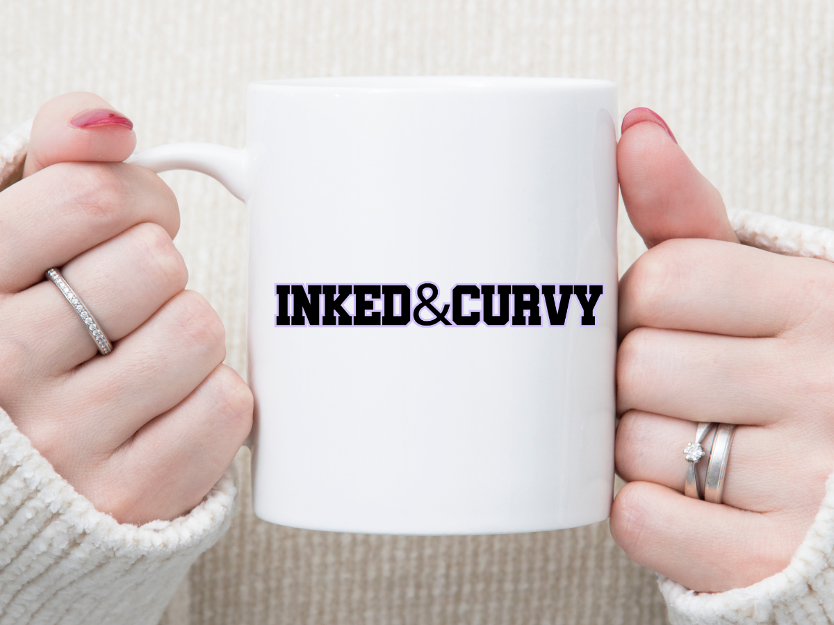Inked And Curvey 11 oz Mug 2Face Graphics