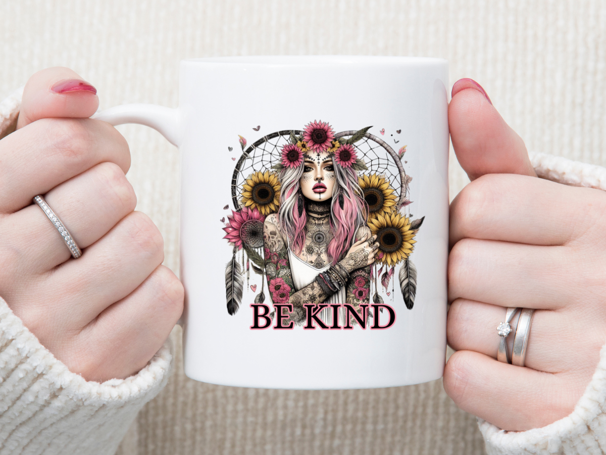Be Kind 11 oz Mug 2Face Graphics