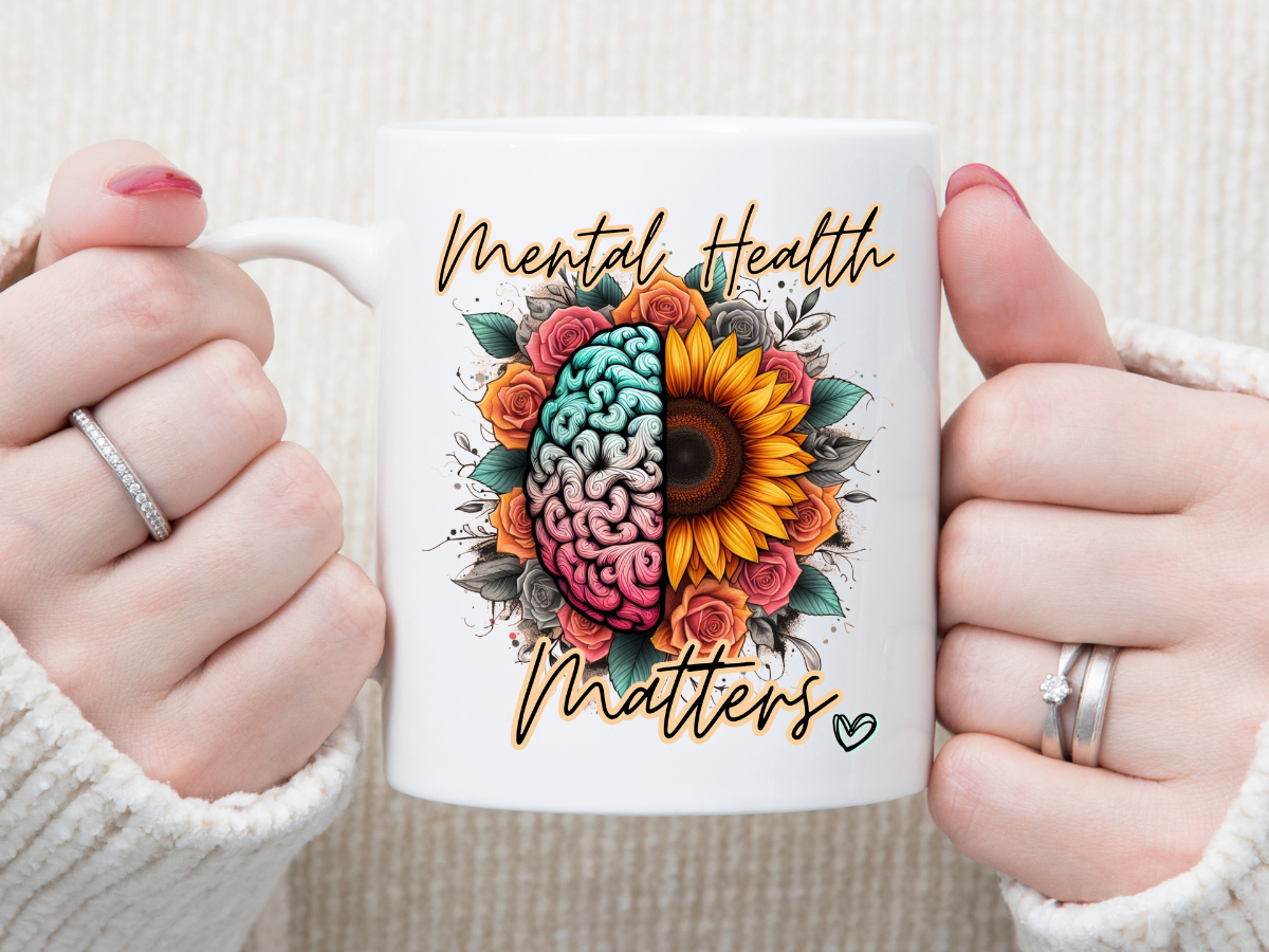 Mental Health Matters 11 oz Mug 2Face Graphics