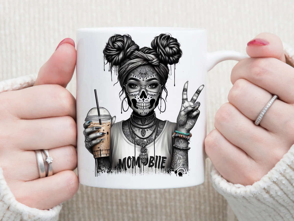 BW MOMBIE 11 oz Mug 2Face Graphics