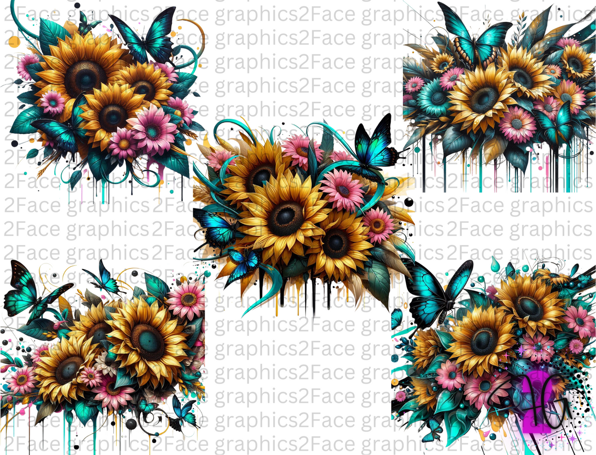 Pink Daisy 2Face Graphics