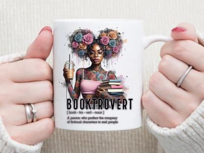 Booktrovert 11 oz Mug 2Face Graphics