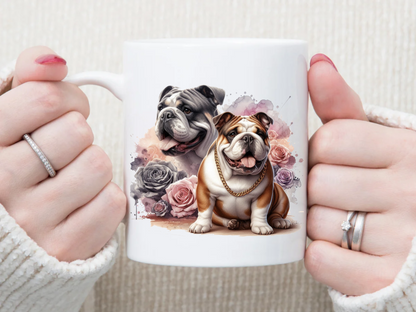 Bulldog 11 oz Mug 2Face Graphics