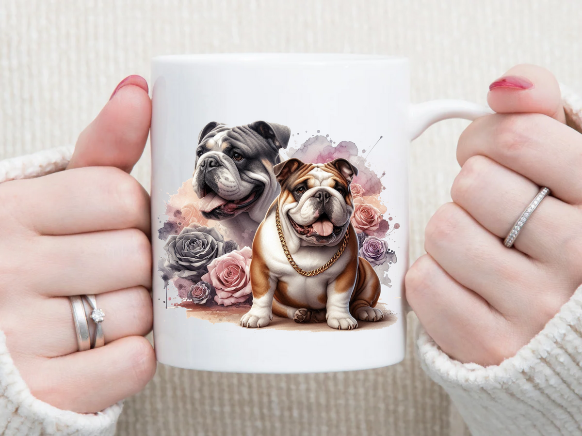 Bulldog 11 oz Mug 2Face Graphics