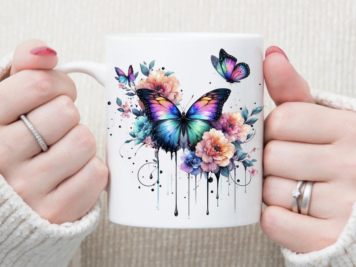Butterfly 11 oz Mug 2Face Graphics