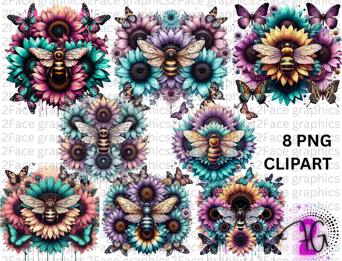 Bee PNG Clipart 2Face Graphics