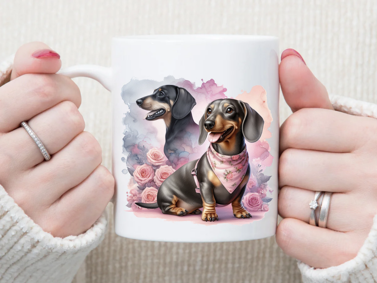 dachshund 11 oz Mug 2Face Graphics