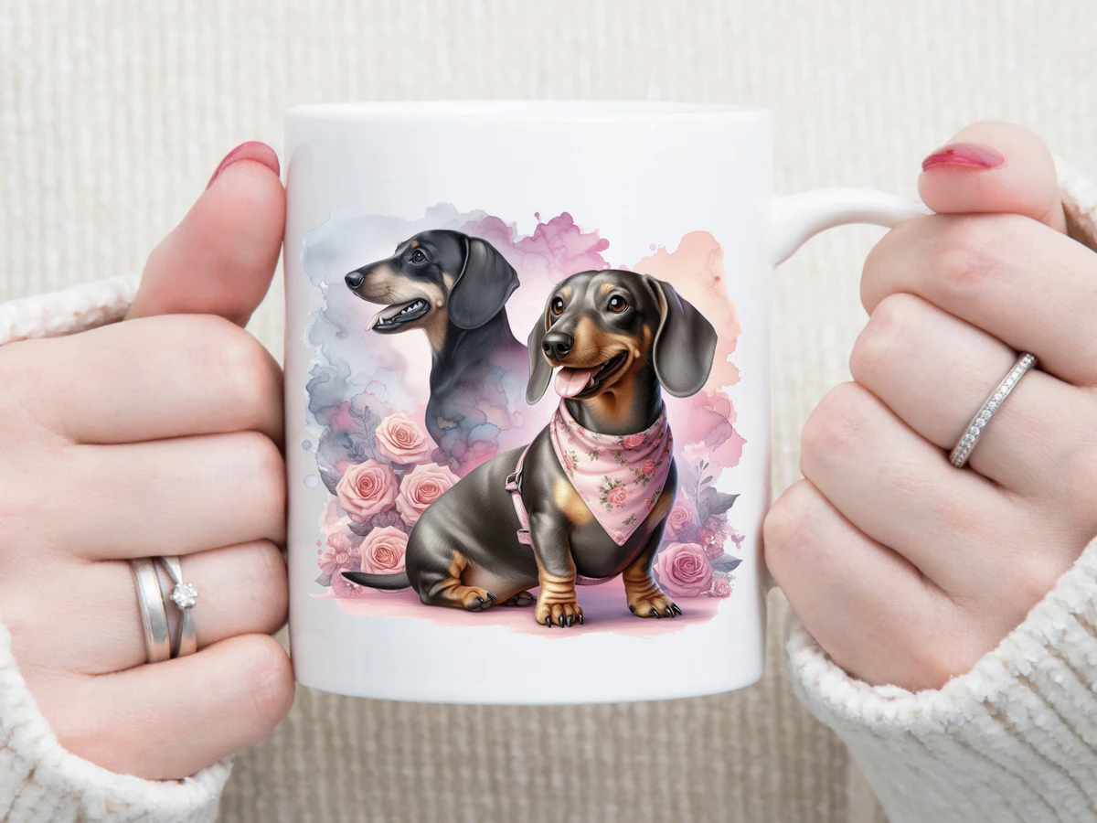 dachshund 11 oz Mug 2Face Graphics