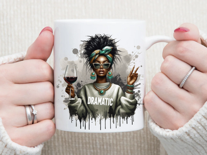 Dramatic 11 oz Mug 2Face Graphics