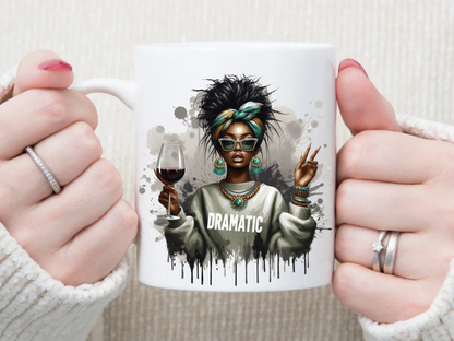 Dramatic 11 oz Mug 2Face Graphics