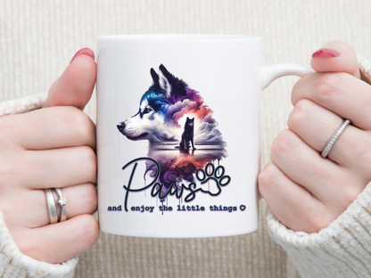 Husky 11 oz Mug 2Face Graphics