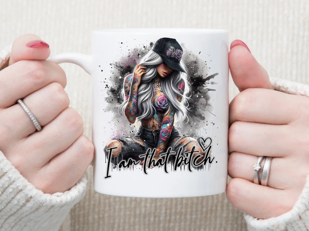 i am that B* blonde 11 oz Mug 2Face Graphics