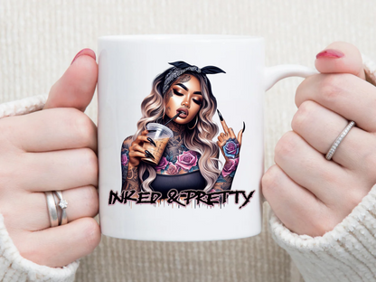inked & pretty 11 oz Mug 2Face Graphics