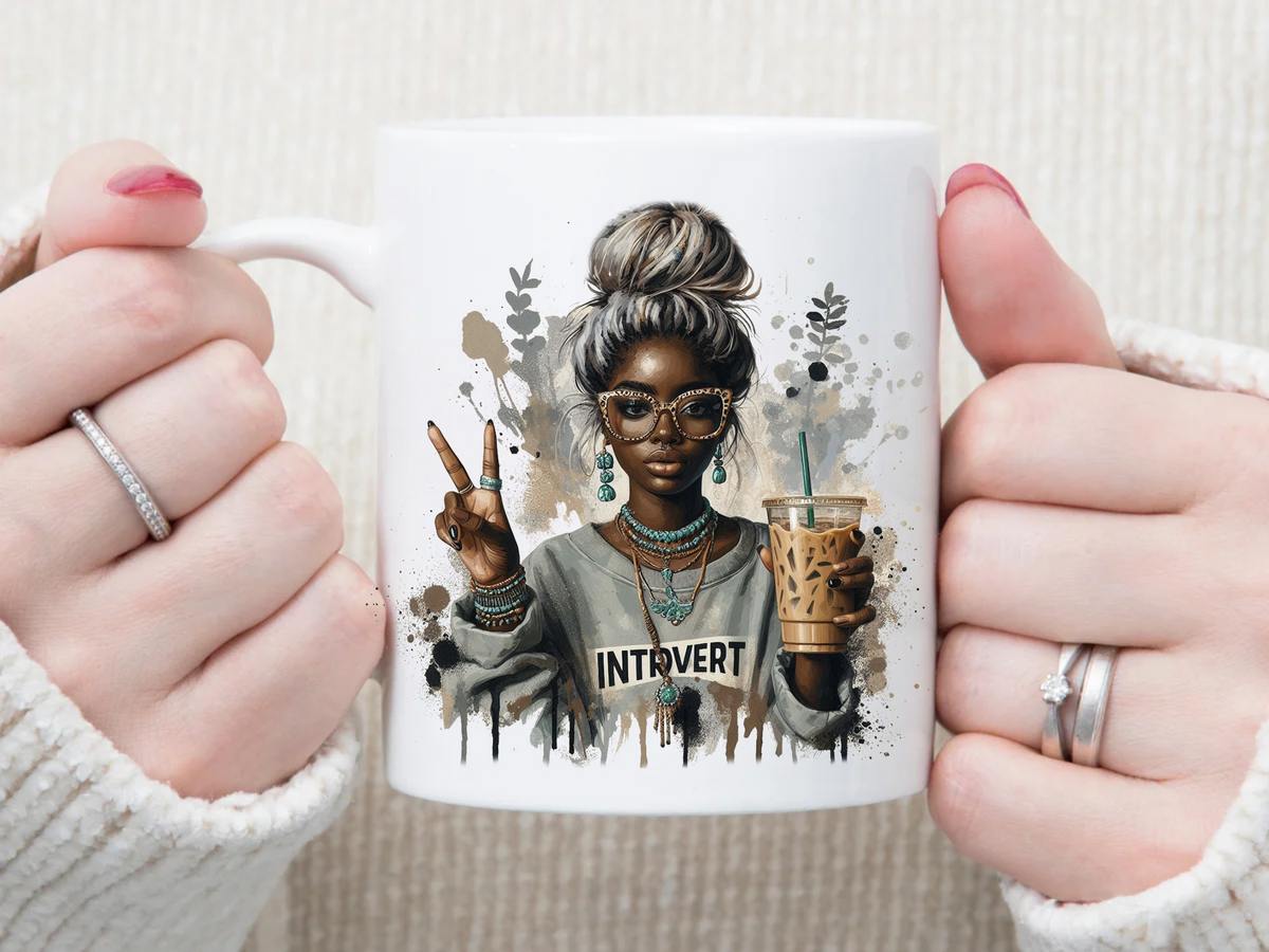 Introvert 11 oz Mug 2Face Graphics