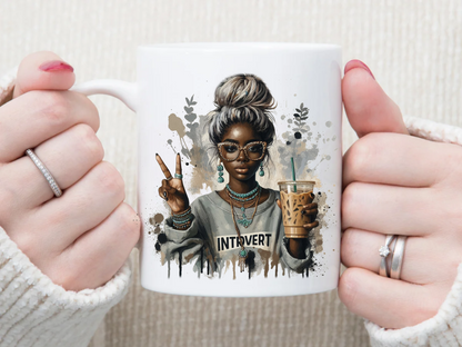 Introvert 11 oz Mug 2Face Graphics