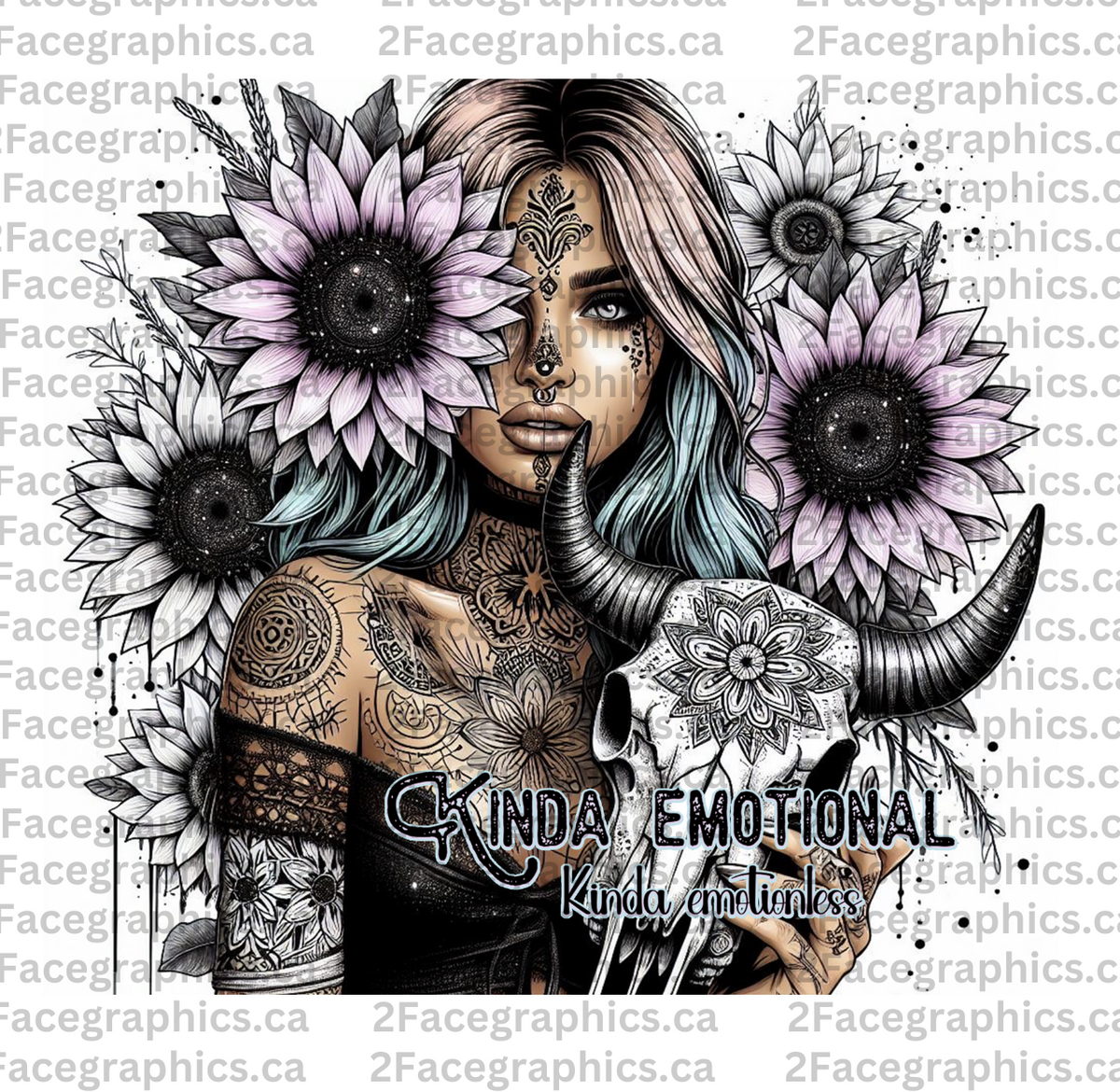 Kinda Emotional Wrap 2Face Graphics