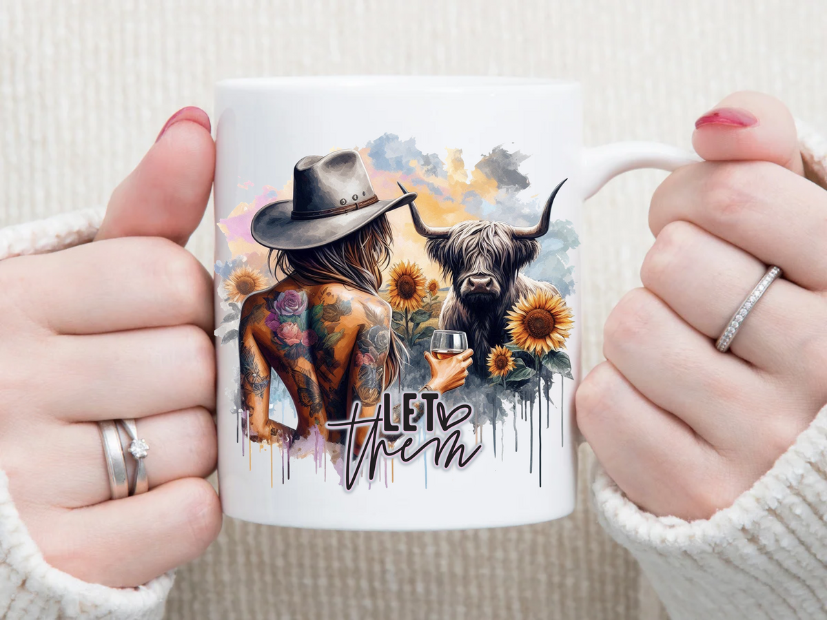 Let THEM 11 oz Mug 2Face Graphics
