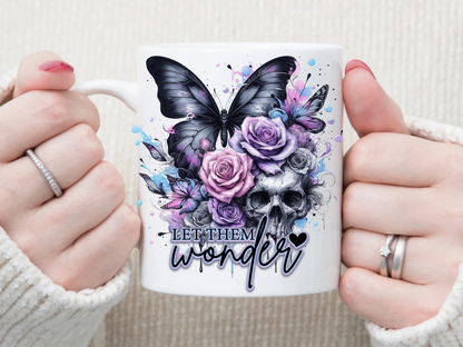 Let Them Skull 11 oz Mug 2Face Graphics