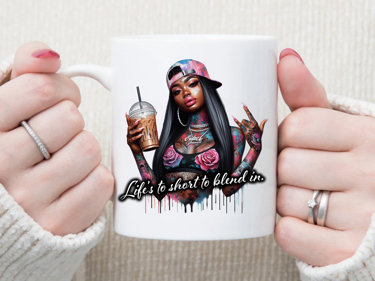 Life Is To Short 11 oz Mug 2Face Graphics