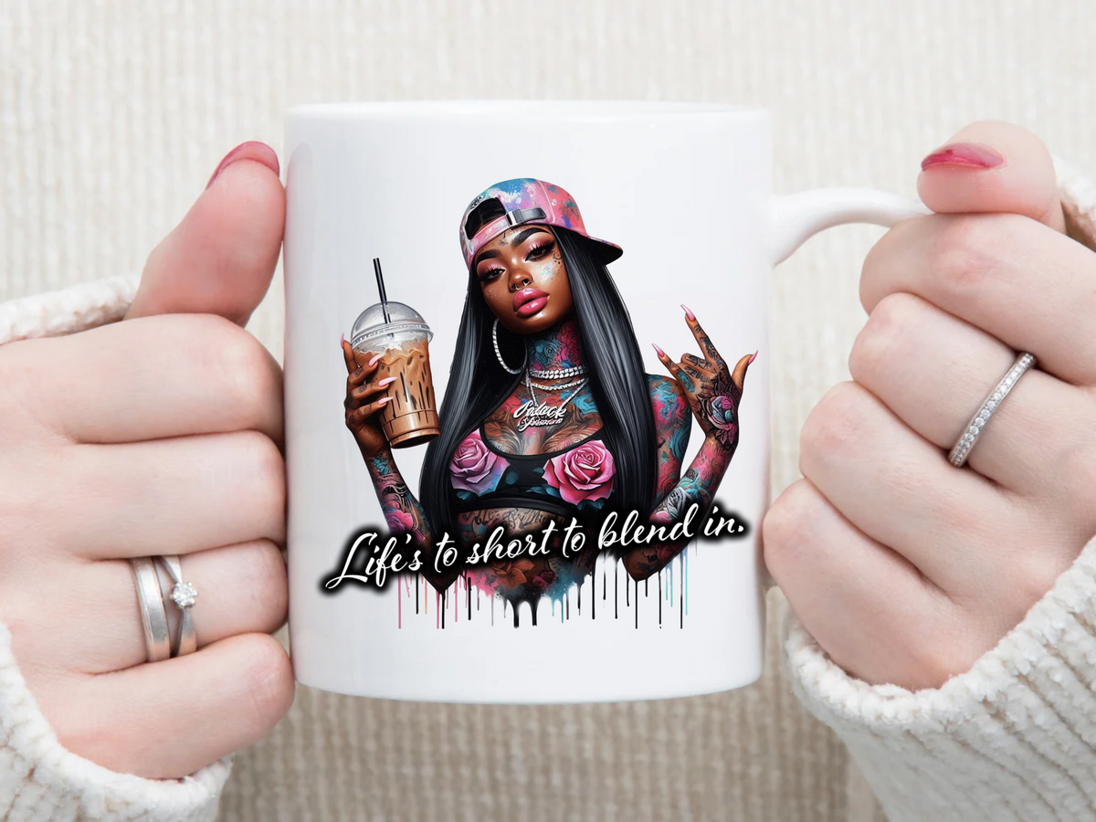 Life Is To Short 11 oz Mug 2Face Graphics
