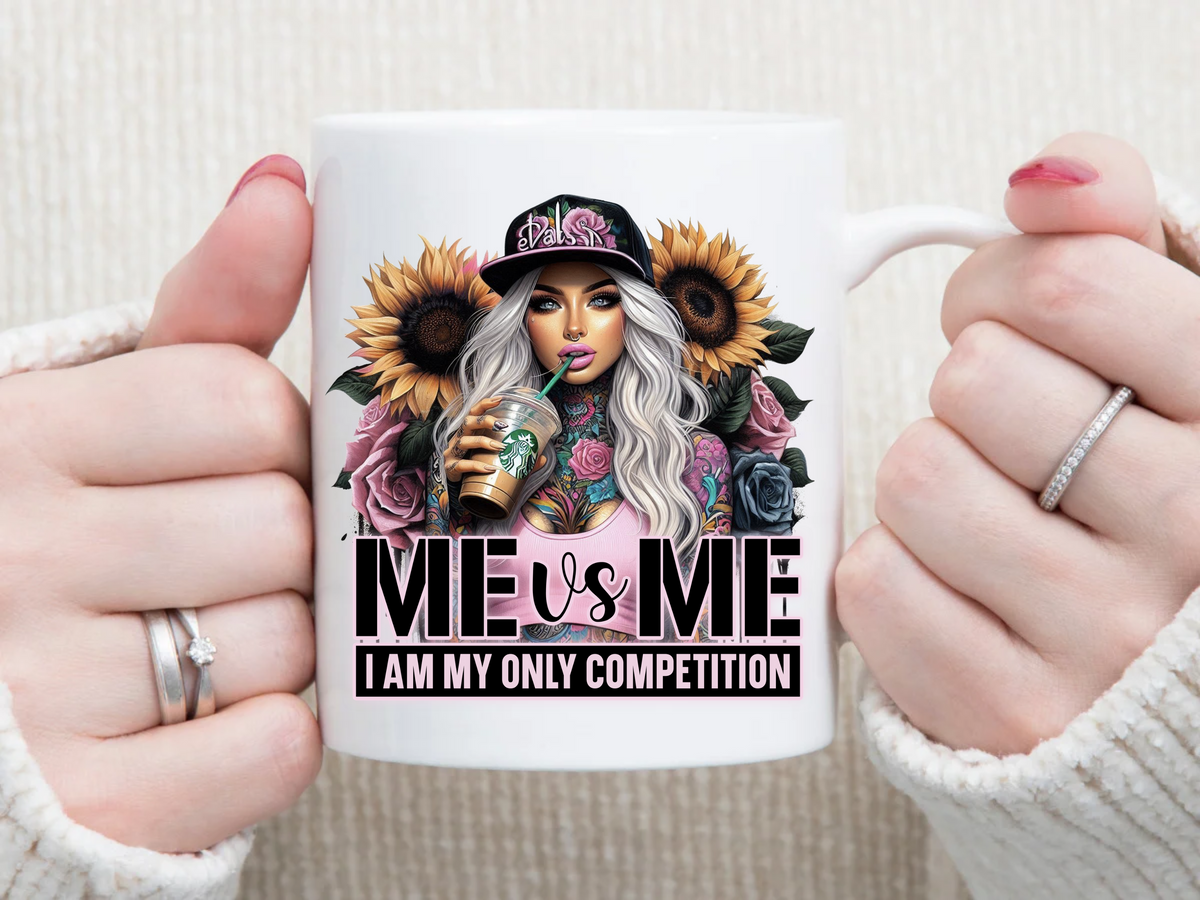 ME VS ME 11 oz Mug 2Face Graphics