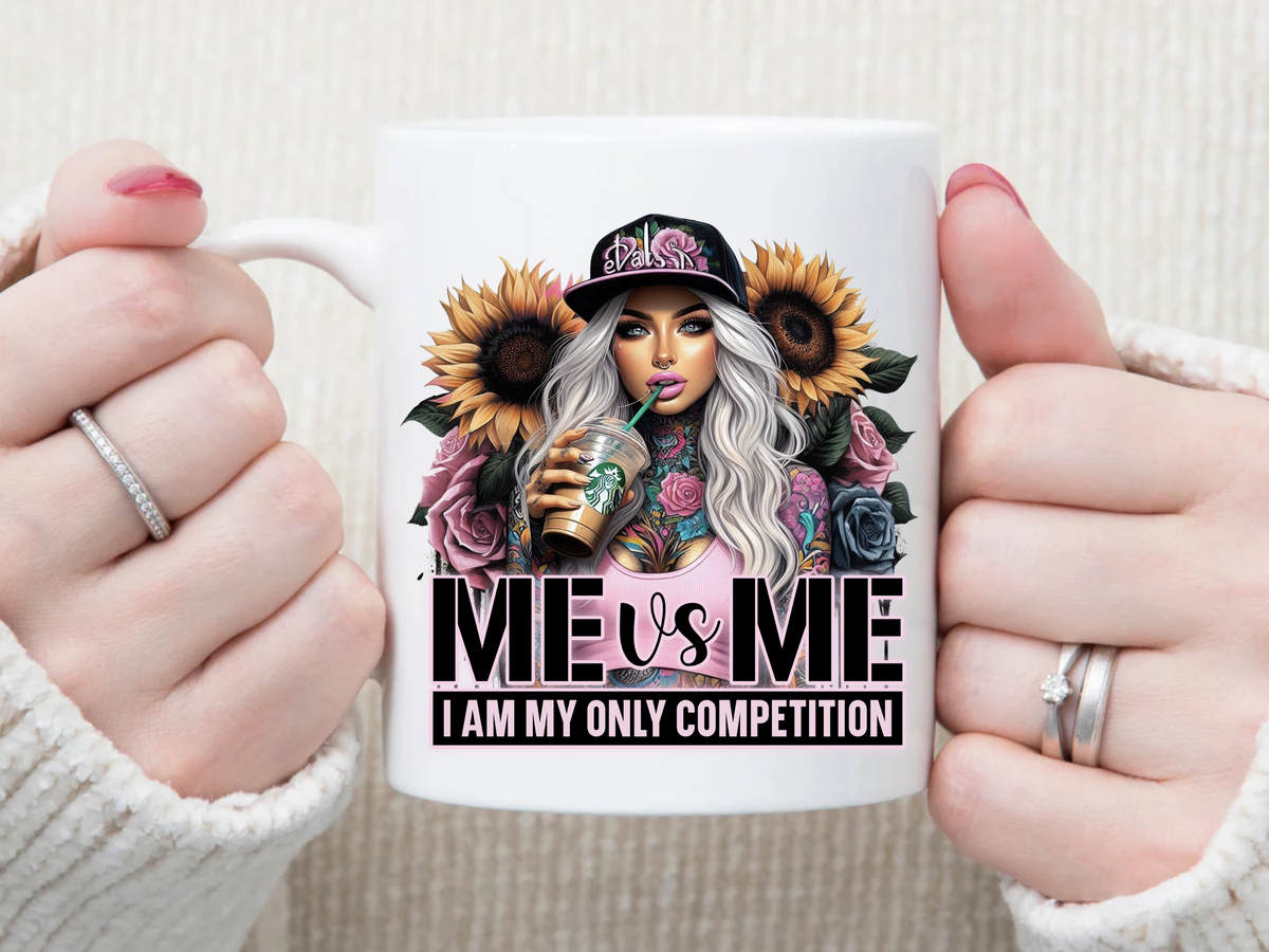 ME VS ME 11 oz Mug 2Face Graphics