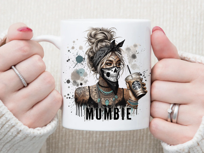 mombie zombie 11 oz Mug 2Face Graphics
