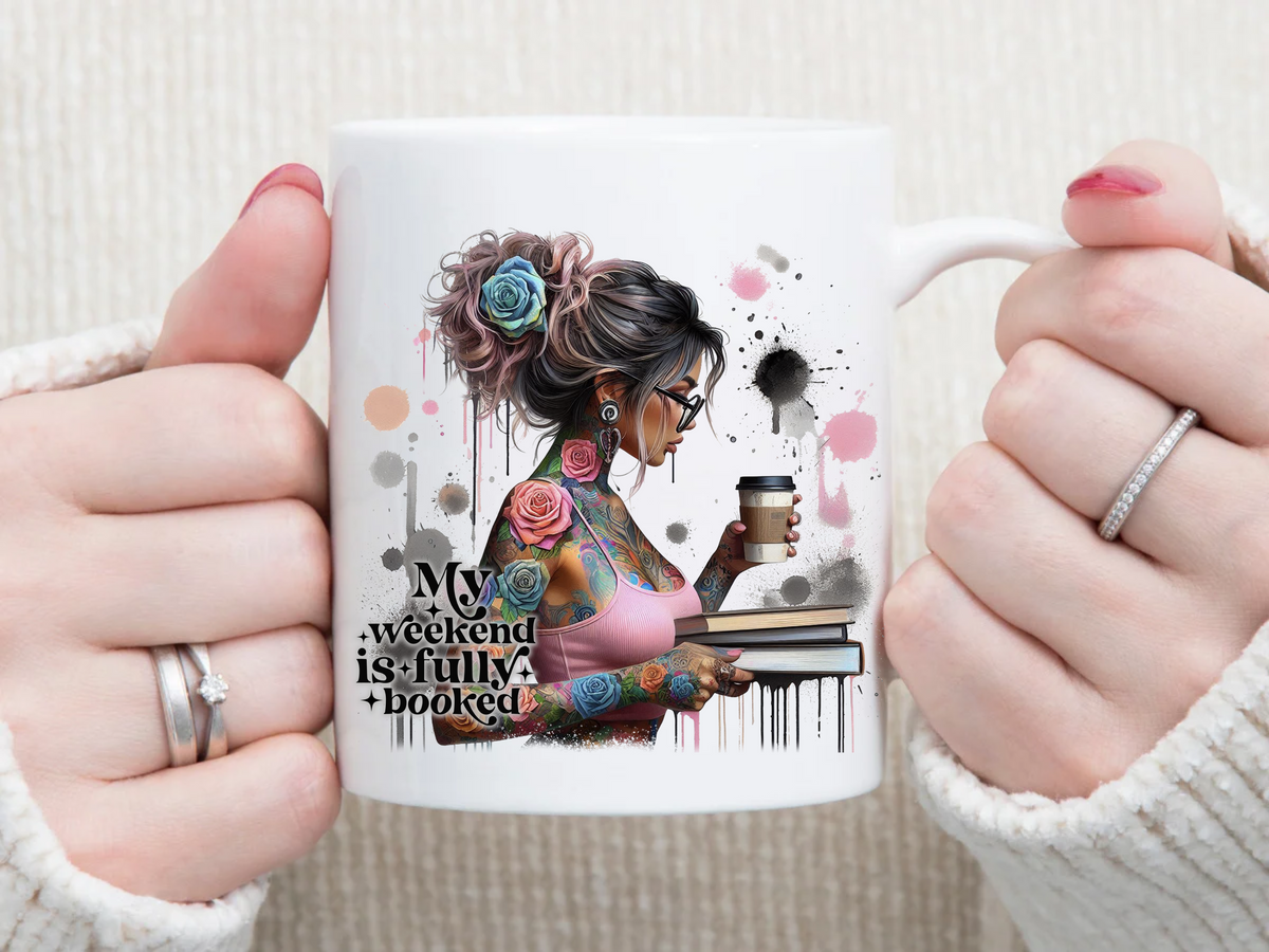 my weekend is fully booked 11 oz Mug 2Face Graphics