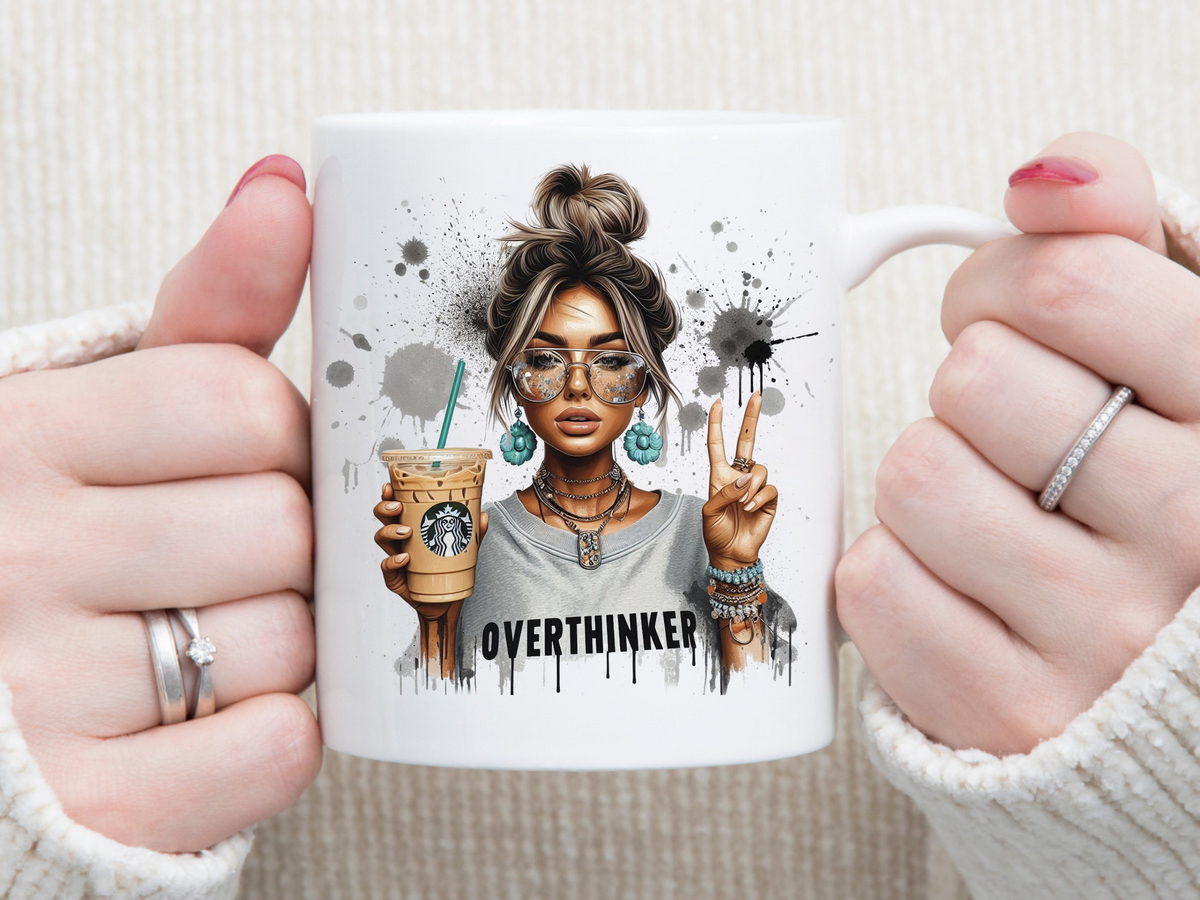 Overthinker 11 oz Mug 2Face Graphics