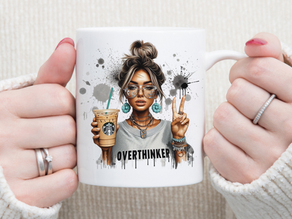 Overthinker 11 oz Mug 2Face Graphics