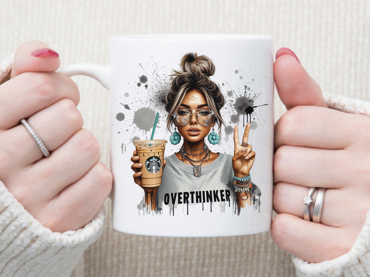 Overthinker 11 oz Mug 2Face Graphics