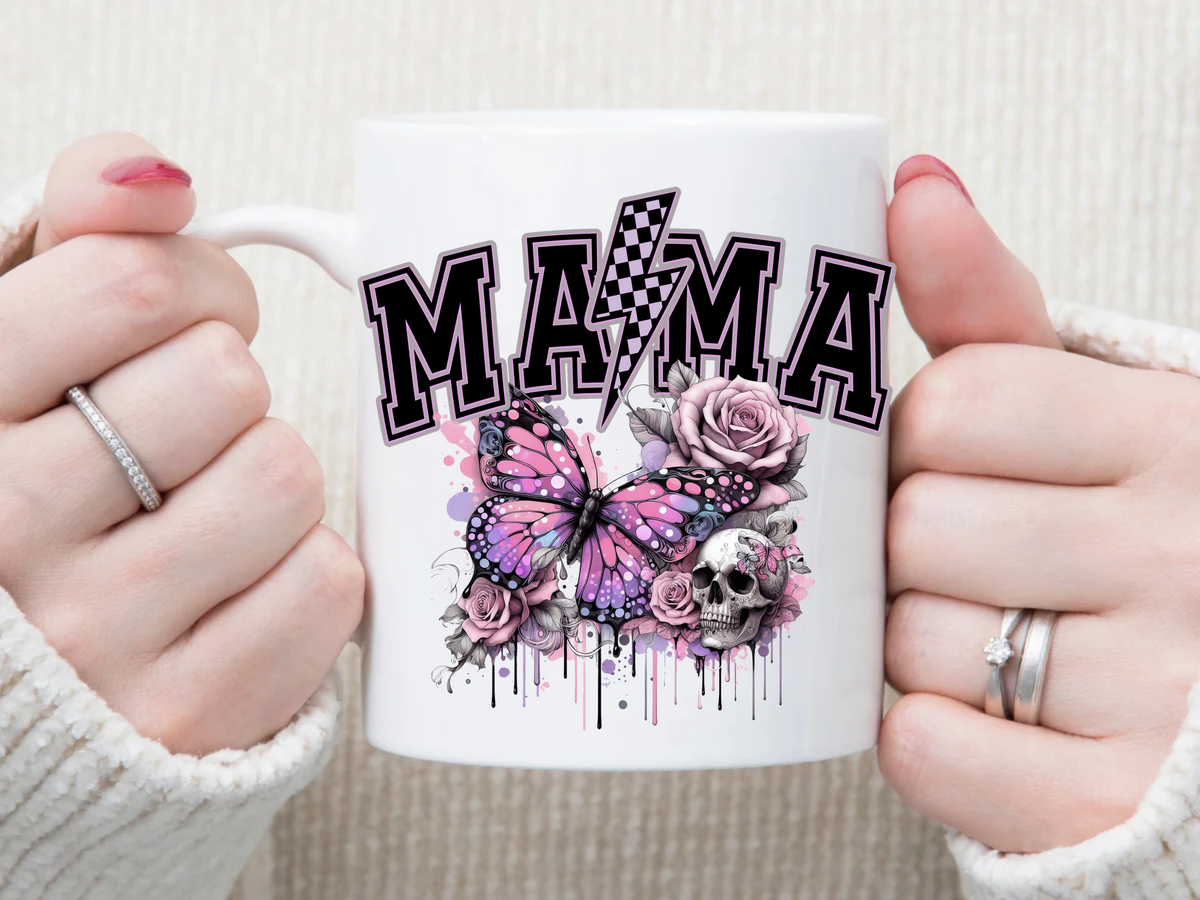 Pink MAMA 11 oz Mug 2Face Graphics