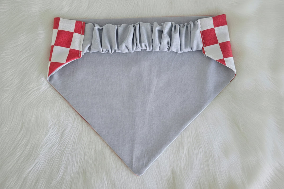 Croatian Theme Ribbon Pawz™ Dog Bandana 🐾 2Face Graphics