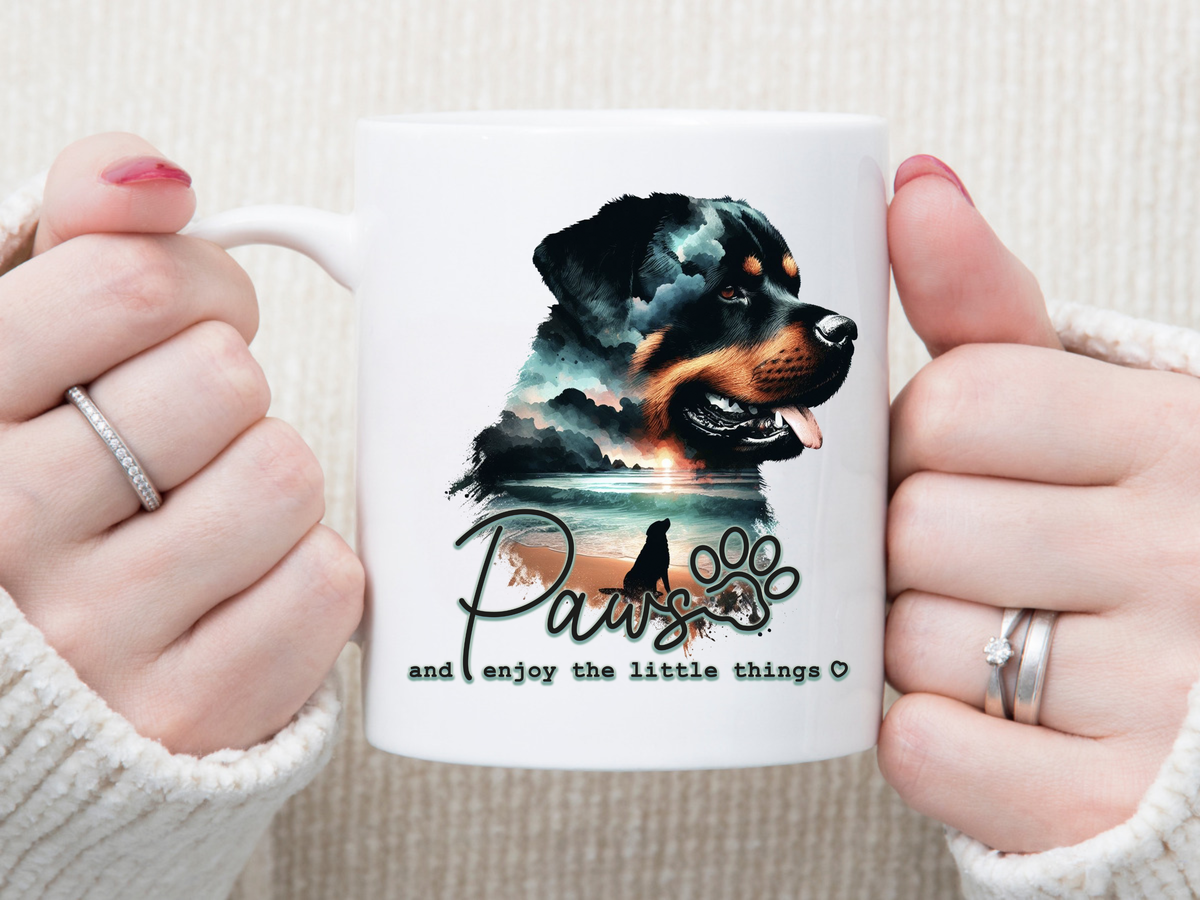 Rottweiler 11 oz Mug 2Face Graphics