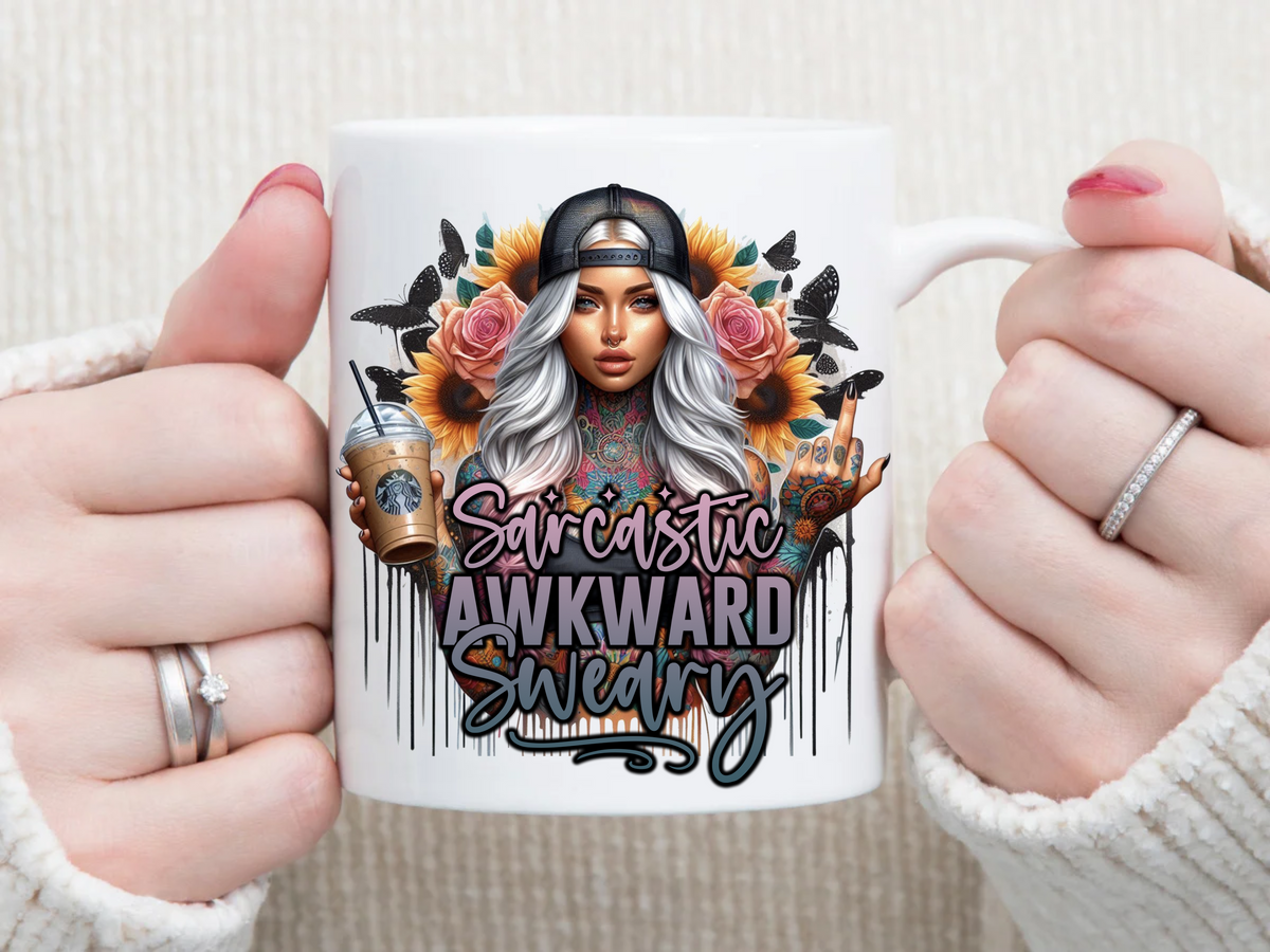 sarcastic 11 oz Mug 2Face Graphics