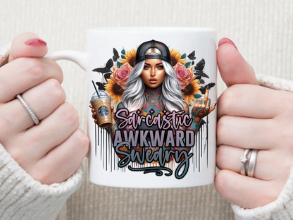 sarcastic 11 oz Mug 2Face Graphics