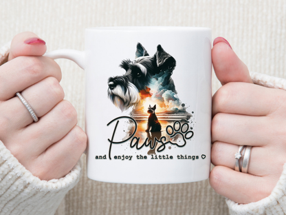 Schnauzer 11 oz Mug 2Face Graphics