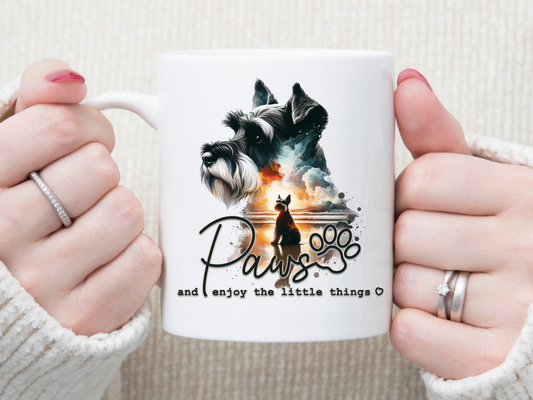 Schnauzer 11 oz Mug 2Face Graphics