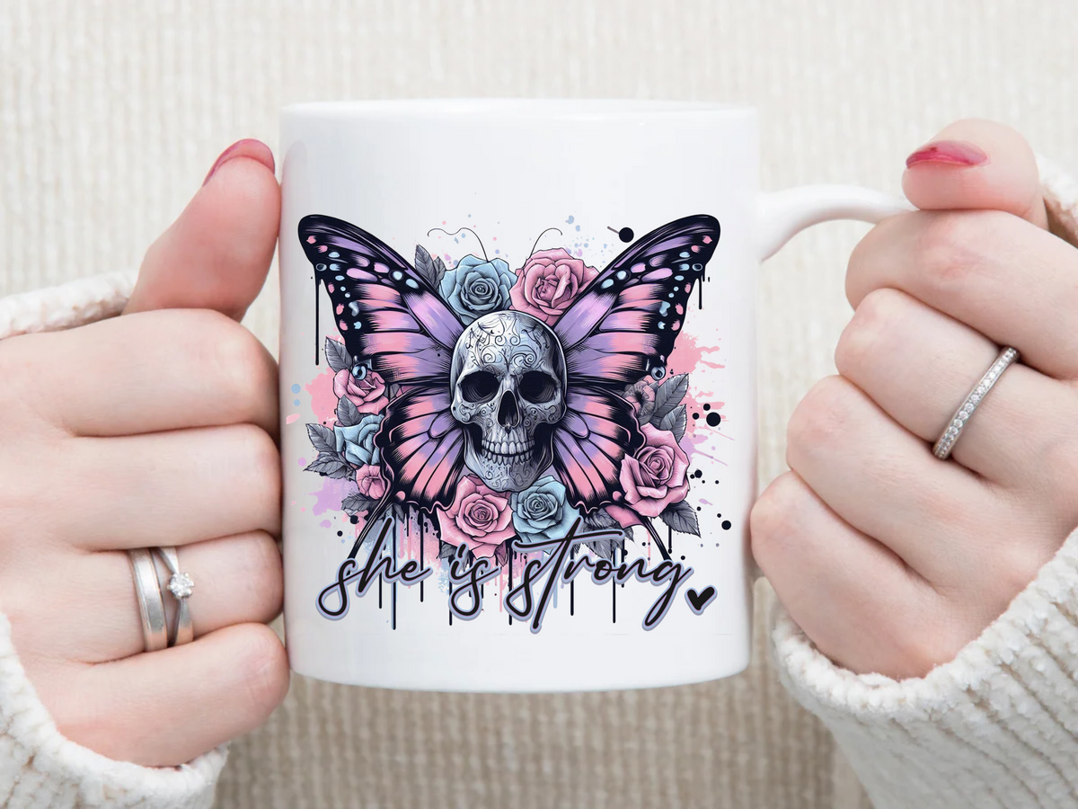 She is STRONG 11 oz Mug 2Face Graphics