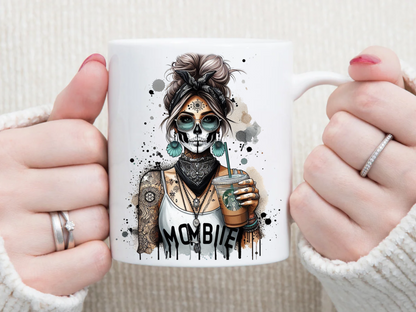 Starbucks mombie 11 oz Mug 2Face Graphics