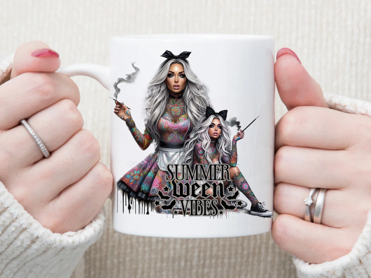 Summerween Vibes 11 oz Mug 2Face Graphics