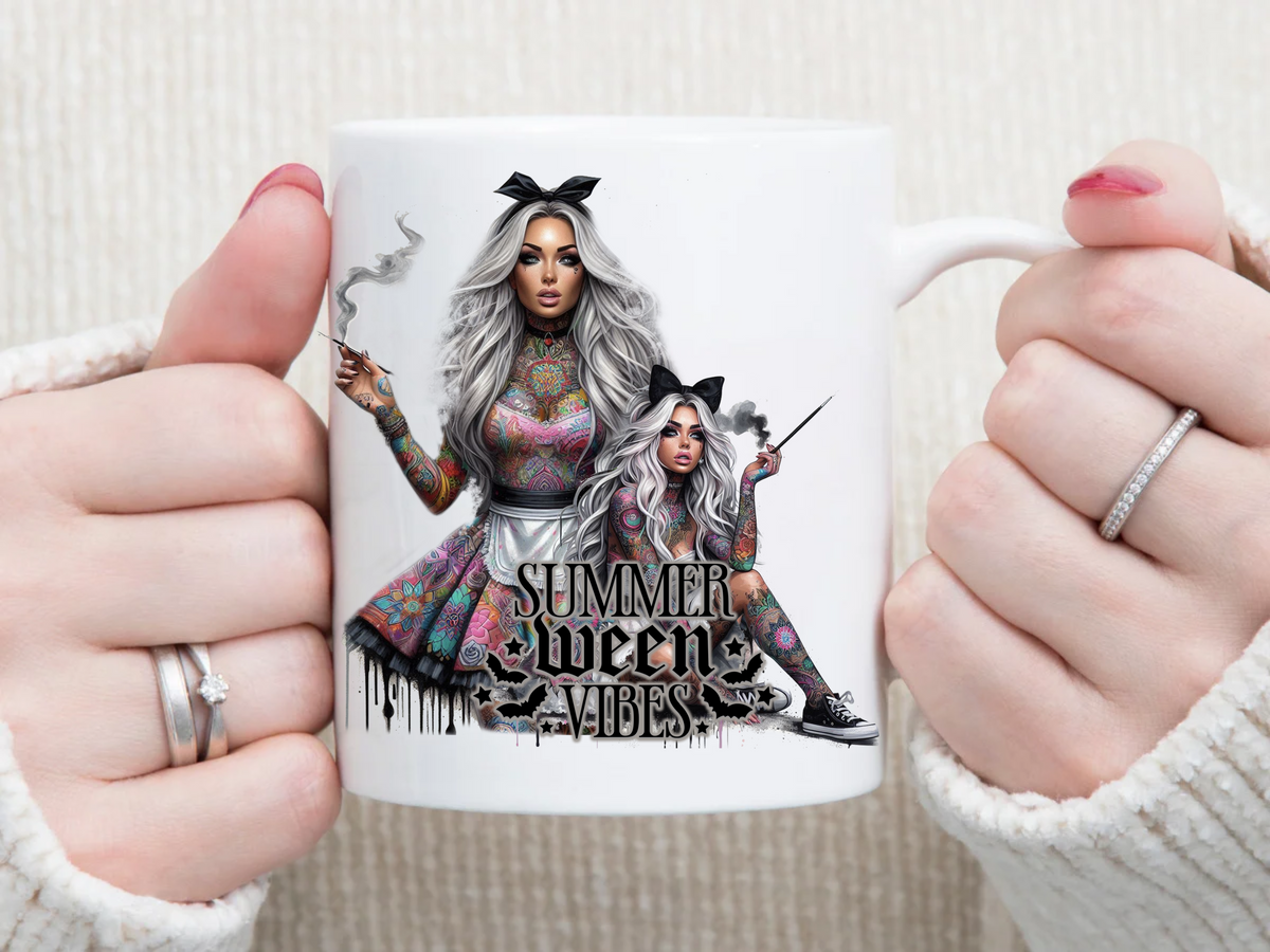 Summerween Vibes 11 oz Mug 2Face Graphics