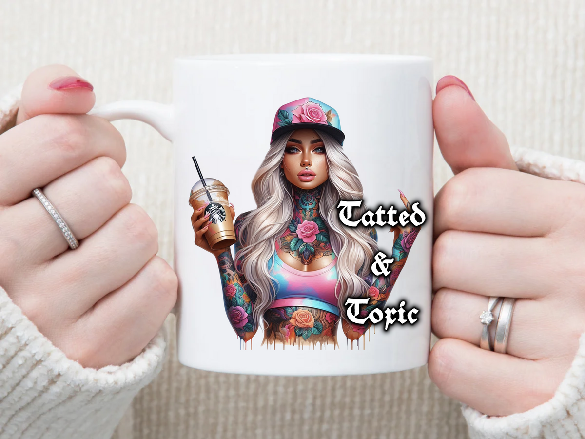Tattooed & Toxic 11 oz Mug 2Face Graphics